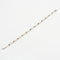 Bracelet Bracelet or blanc saphir 58 Facettes