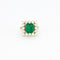Bague 54 Bague émeraude et diamants 58 Facettes 32400191