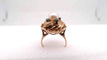 Bague 54 Bague Or perle fine et Emeraudes 58 Facettes 11898