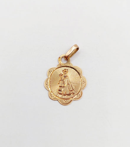 Pendentif Petite Médaille religieuse victorienne or rose 58 Facettes A05624