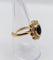 Bague 58 Bague marguerite art deco or 18k saphir et diamants taille brillants 58 Facettes A03969