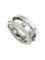 Boucles d'oreilles MESSIKA. Collection "Move Romane", clip or blanc 18K et diamants 58 Facettes