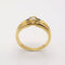Bague 53 Bague or jaune diamant saphirs 58 Facettes