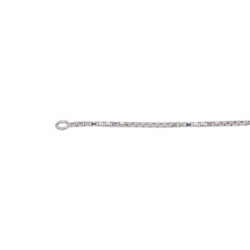 Collier Collier Maille venitienne Or blanc 58 Facettes 3884962CN