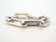 Collier bracelet DINH VAN chaine a maillons xl en argent massif 925 55gr  sterling 58 Facettes 266219