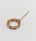 Broche Broche antique en or 18k avec perles et pierres bleues 58 Facettes A06460