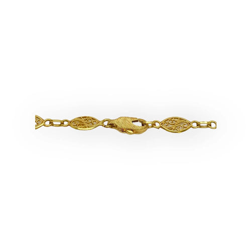 Collier Collier filigrane or jaune 58 Facettes 330077028