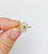 Bague 51.5 Bague marquise art déco or jaune, émeraude et petits diamants 58 Facettes A05530