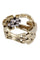 Bague 52 Bague moderne articulée 2 ors diamants 58 Facettes 086061