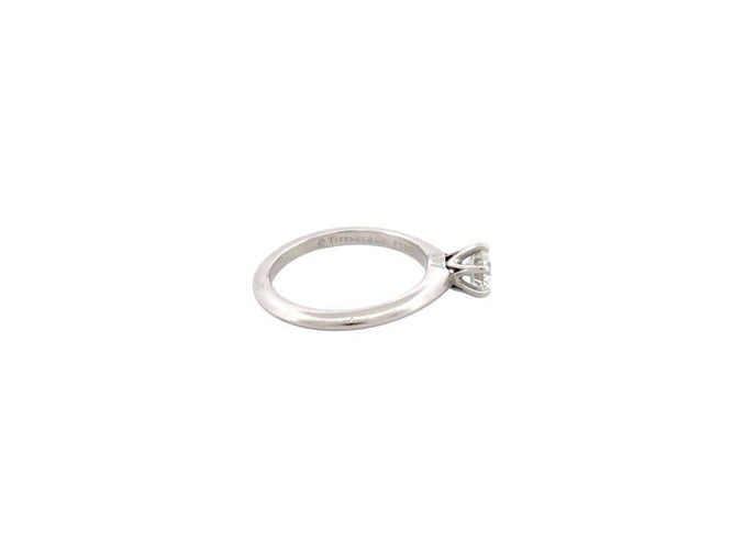 Bague 48 bague TIFFANY & CO setting engagement t48 solitaire diamant 0.43ct platine 58 Facettes 266400