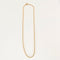 Collier Chaîne or jaune maille forçat Jaseron 58 Facettes LP919