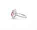 Bague Bague en or blanc avec rubis de Birmanie de 2,34 ct et diamants 58 Facettes 14173