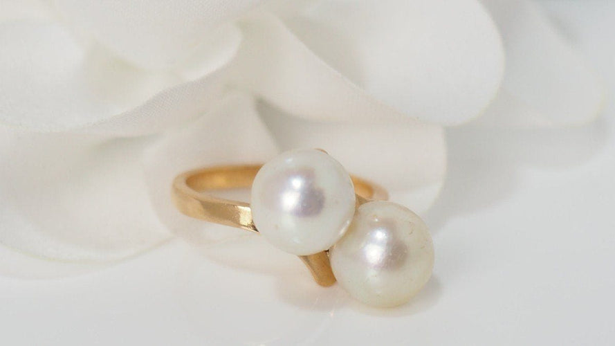 Bague 52 Bague Toi Et Moi  Perles De Culture 58 Facettes 24946