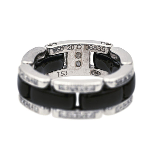Bague 53 Chanel Bague Ultra Or blanc Céramique, Diamant 58 Facettes 4109879CN
