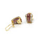 Boucles d'oreilles Boucles d'oreilles or jaune diamants rubis 58 Facettes 220219R