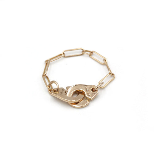 Bague 53 DINH VAN - Bague Menottes R7 58 Facettes 240307R