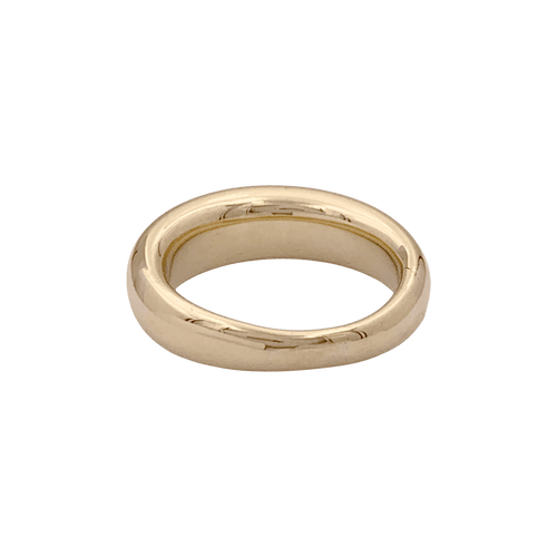 Bague 51 Bague jonc bombé en or jaune. 58 Facettes 34587