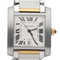 Montre Cartier Montre Tank Francaise Moyen Or Acier 58 Facettes MT43900