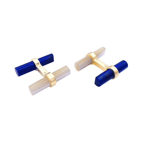 Boutons de manchette Boutons de manchette Cartier or jaune, bâtonnets interchangeables. 58 Facettes 33091