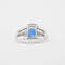 Bague 53 Bague saphir diamants 58 Facettes