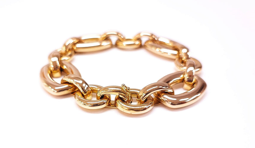 Bracelet Bracelet anneaux style années 70 58 Facettes BRA.DERKAL.70