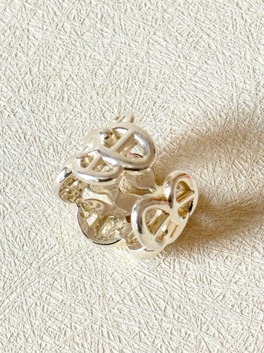 Bague 52 HERMÈS - Bague Chaîne d'ancre enchaînée Argent 58 Facettes WC-2025-1577