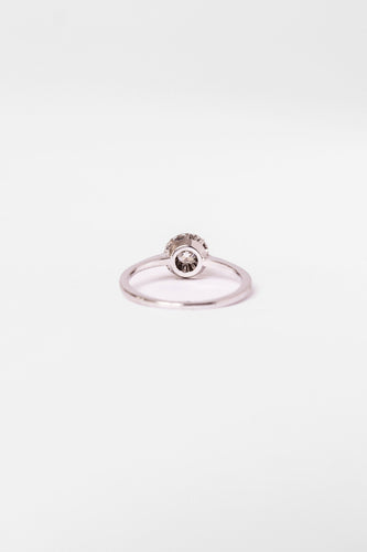 Bague Solitaire en or blanc et diamant 58 Facettes
