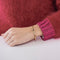 Bracelet Bracelet jonc or jaune rubis diamants 58 Facettes LP1041/9