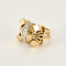 Bague 51 Bague Tank en or rose, platine et diamants 58 Facettes GU001