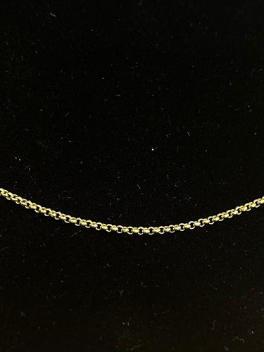 Collier Chaine maille jaseron or jaune 58 Facettes LP183