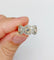 Bague 48 Bague trilobée vintage or jaune et diamants 58 Facettes A05793