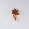 Broche Broche Fleur Email Rubis 58 Facettes