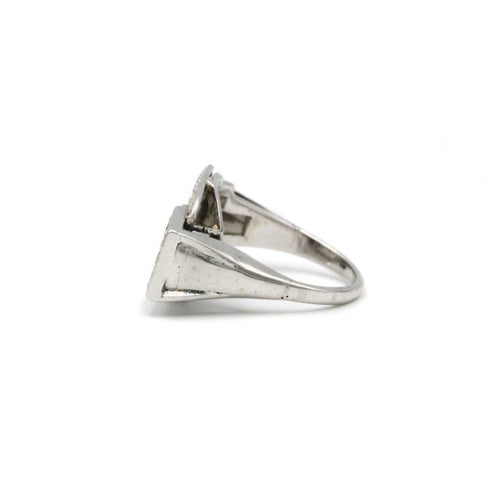 Bague Bague - Or, Platine & Diamants 58 Facettes 240063R