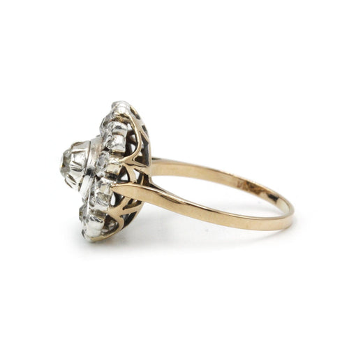 Bague 54 Bague or bicolore et diamants 58 Facettes 1048