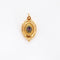 Pendentif Pendentif porte-souvenir or jaune améthyste et diamants 58 Facettes AB60