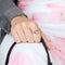 Bague 56.5 Bague en or jaune, améthyste, saphirs rose 58 Facettes CLA0433