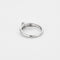 Bague 53 Bague solitaire en or blanc et diamants 58 Facettes GU294