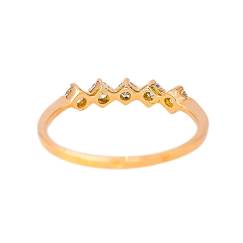 Bague 58 Bague Or rose Diamant 58 Facettes 4455427CN