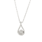 Collier Collier goutte d'eau en or blanc et diamants 58 Facettes 33014