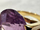 Bague 58 Bague en or jaune et améthyste 58 Facettes 456001