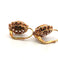 Boucles d'oreilles Boucles d'oreilles en or jaune 18 carats ornées de saphirs ovales et de diamants de 3,60 carats, couleur G, pureté VS 58 Facettes