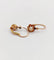 Boucles d'oreilles Petites Dormeuses or rose, perle (circa 1900) 58 Facettes A06037