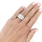 Bague 56 Bague Chanel, "Ultra", or blanc, céramique blanche et diamants. 58 Facettes 34296