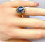 Bague 50 Bague marguerite en or jaune 18 carats, saphir 3,50 carats et diamants 58 Facettes AB548