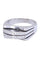 Bague 54 Bague or blanc diamants 58 Facettes 090251