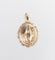 Pendentif Médaille religieuse victorienne or rose Vierge Marie (circa 1890) 58 Facettes A06018
