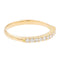 Bague Demi alliance Or jaune Diamant