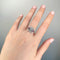 Bague Bague Art-Déco - Platine, diamants & rubis 58 Facettes 230165R