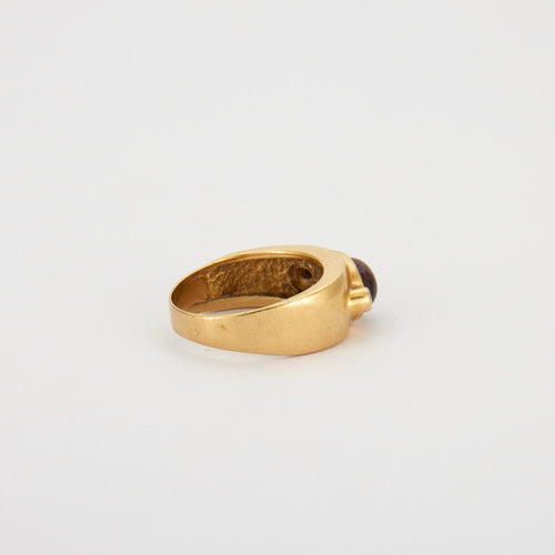 Bague 47 Bague Jonc diamants, grenat 58 Facettes HS21221