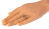 Vintage Belle Epoque diamond toi et moi engagement ring